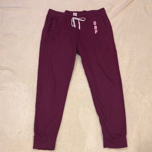 GAP Maroon Sweatpants